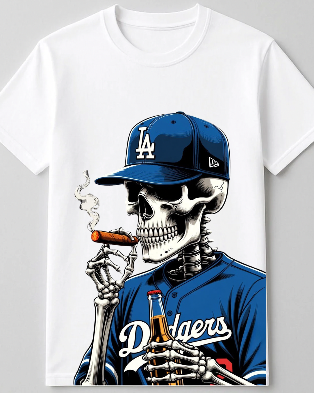 Dodgers Dead Homie Tee – Black & White Edition