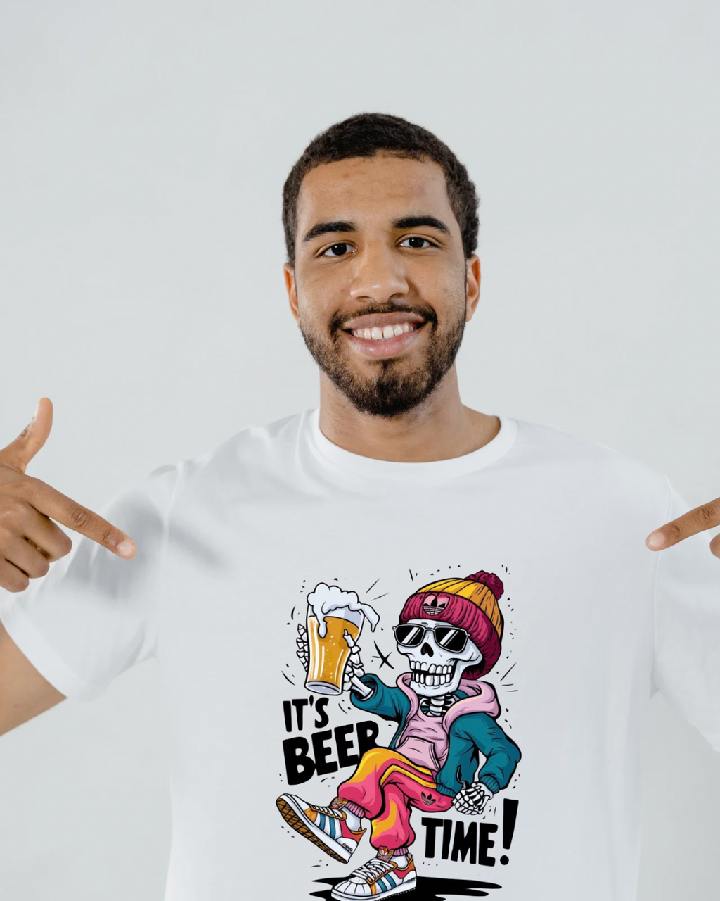 Beer Time Skellie Tee