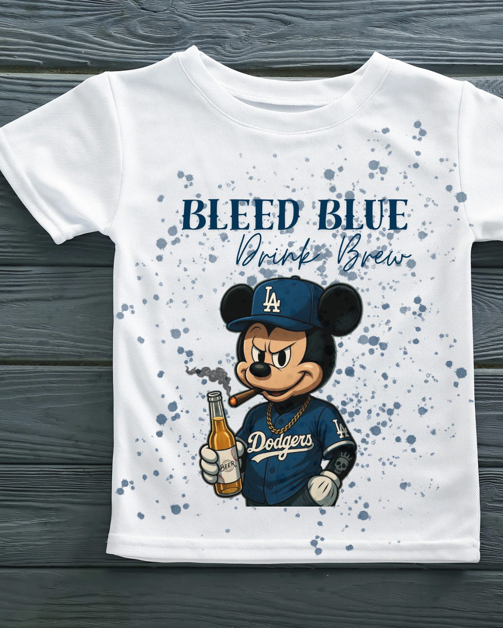 BLEED BLUE, DRINK BREW