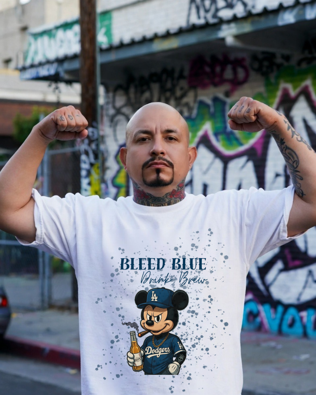 BLEED BLUE, DRINK BREW